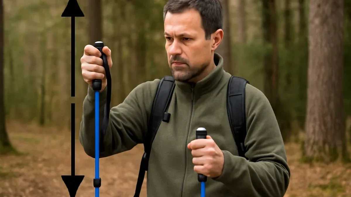 Bastoncini nel Nordic Walking: come riconoscere un appoggio troppo avanti