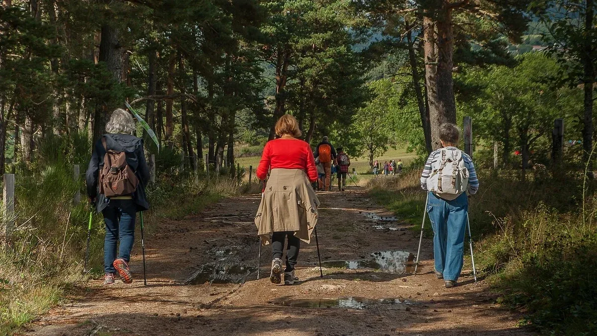 Nordic Walking su una pista ciclabile condivisa: regole di convivenza