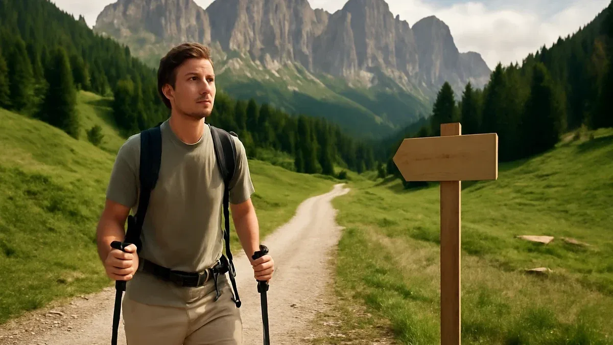 Come scegliere un percorso di Nordic Walking con dislivello moderato
