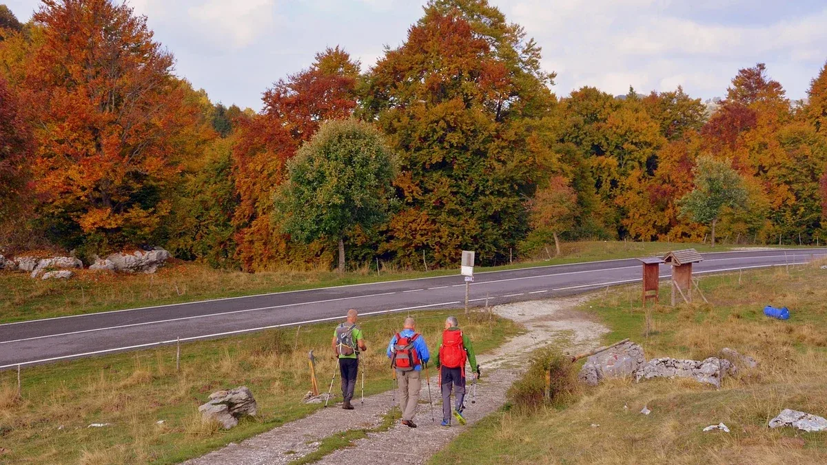 Nordic Walking in autunno: come riconoscere tratti scivolosi